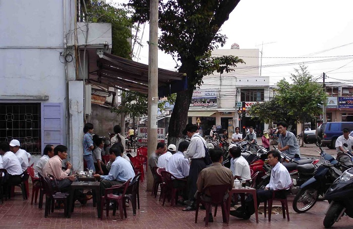 thiết kế quán cafe bình dân